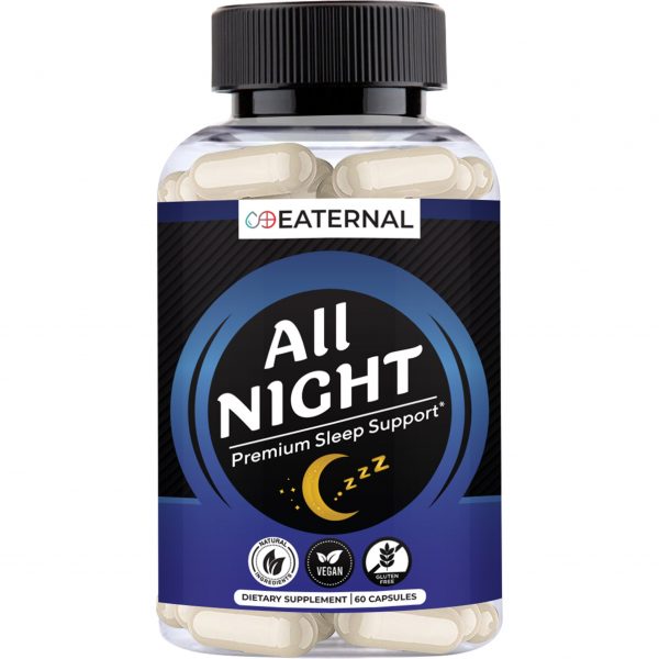 Non-habit-forming natural supplement for longer deeper sleep